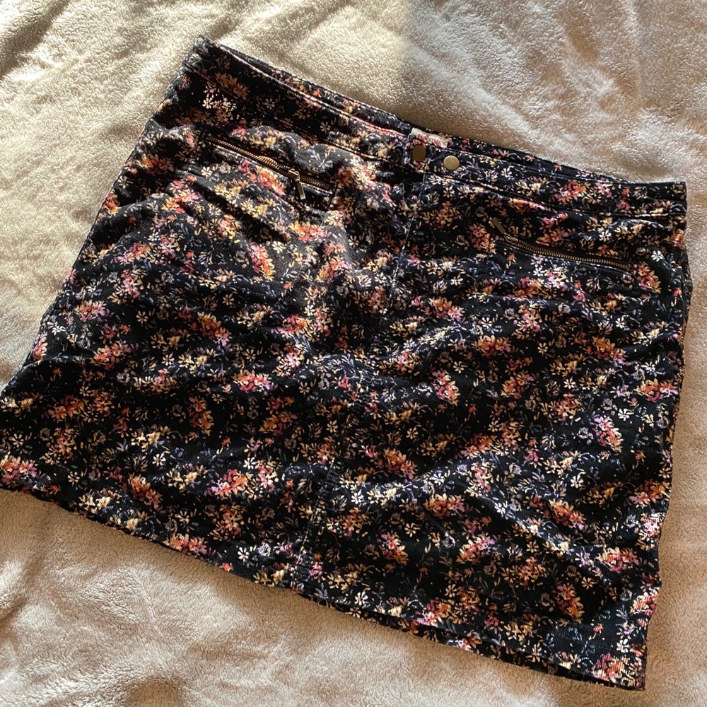 Xhileration Floral Print Skirt
